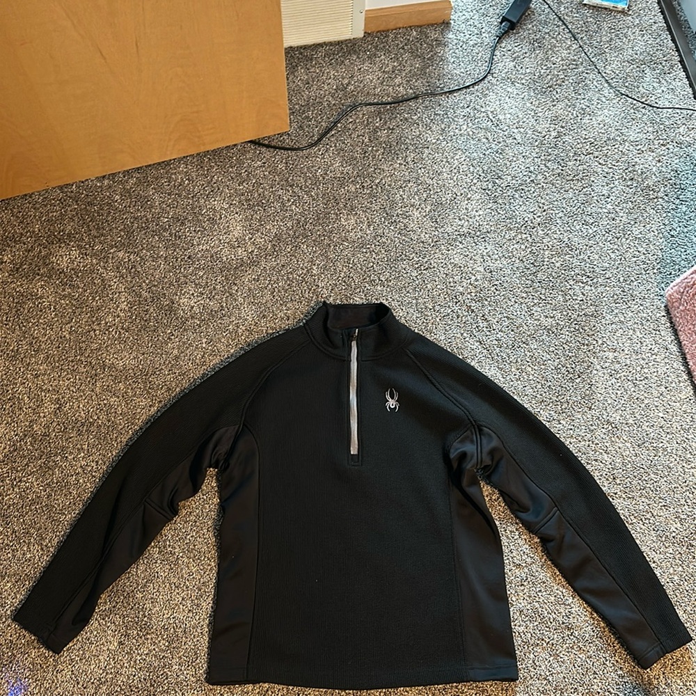 Quarter Zip Spider Sweater